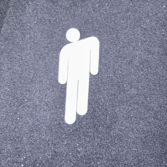 Billie Eilish 2019 Concert Hoodie Black S Graphics Pocket Cotton Blend Pullover - Picture 3 of 10